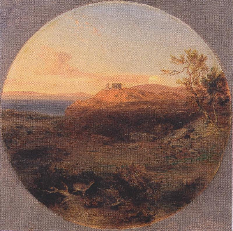 Carl Rottmann Landscape on the island of Aegina oil painting picture